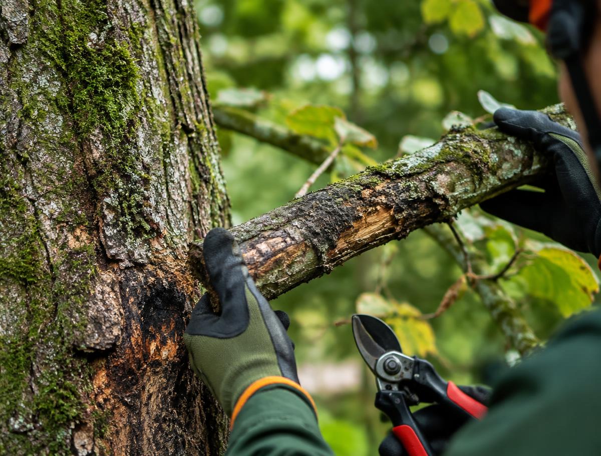 Diagnostic attentif d'une branche fragilisée